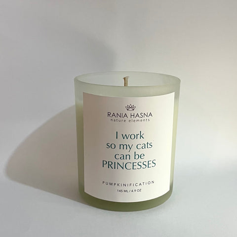 Handpoured Soy Candles - Rania Hasna Nature Elements